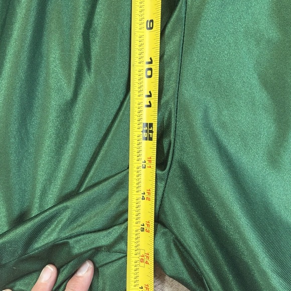 VTG Teamwork Athletic Apparel Shorts Men's XL  Green White Gym Basketball USA - Picture 3 of 7